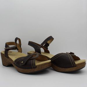 Dansko Brown Strappy Sandal (Size 40 EU)